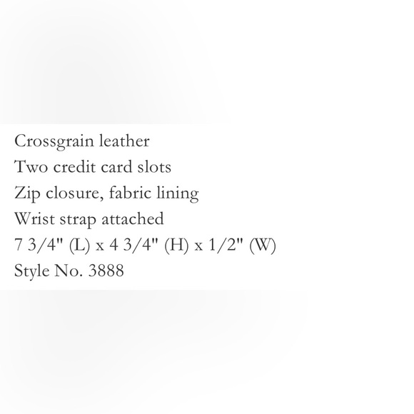 Coach cross grain large corner zip wristlet - Picture 7 of 7